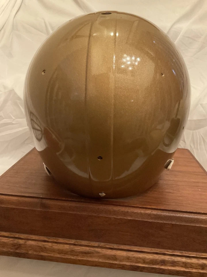 Vintage Riddell PAC Football Helmet Custom 1970s Notre Dame Fighting Irish WESTBROOKSPORTSCARDS