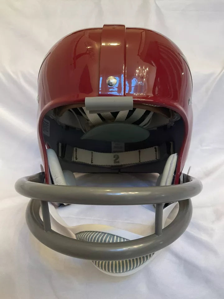 RK2 Style Football Helmet 1969 Washington Redskins Spear Cardinal Color Jurgensen Sports Mem, Cards & Fan Shop:Fan Apparel & Souvenirs:Football-NFL Riddell