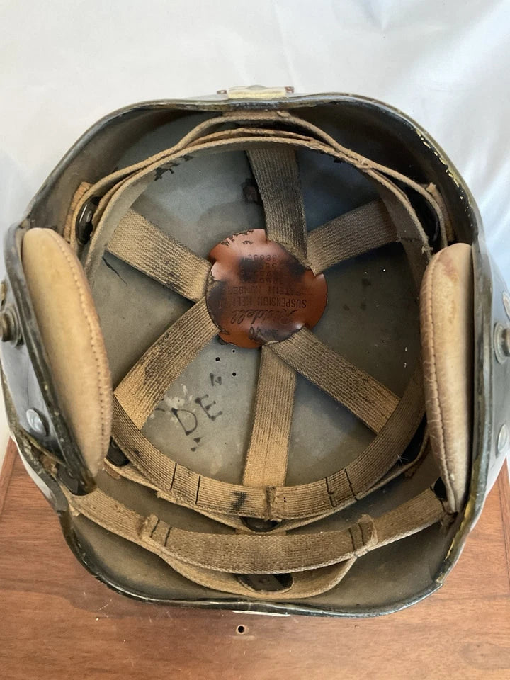 Riddell 1950s RT2 Vintage Football Helmet Black Under Clear Shell WESTBROOKSPORTSCARDS