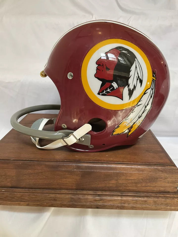 Vintage Riddell Kra-Lite Football Helmet 1973 Washington Redskins Charley Taylor  WESTBROOKSPORTSCARDS