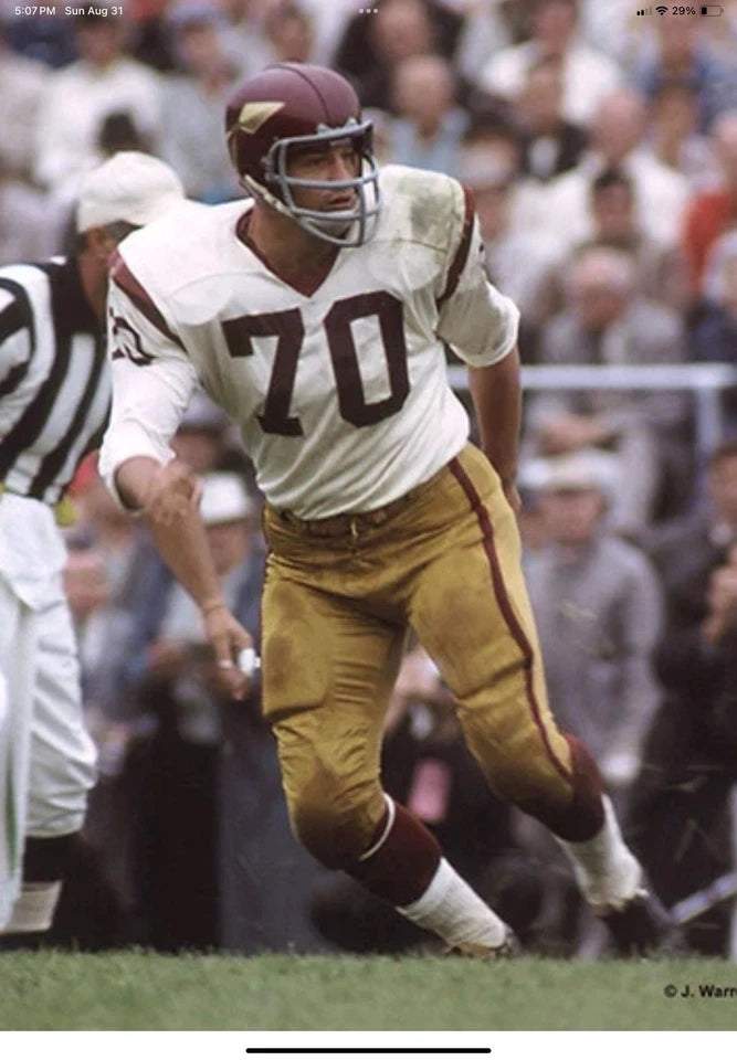 1965 Washington Redskins Spear RK2 Style Custom Football Helmet Sam Huff WESTBROOKSPORTSCARDS