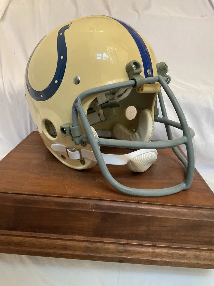 Original Riddell 1971 Baltimore Colts Kra-Lite TK2 Game Football Helmet Curtis WESTBROOKSPORTSCARDS