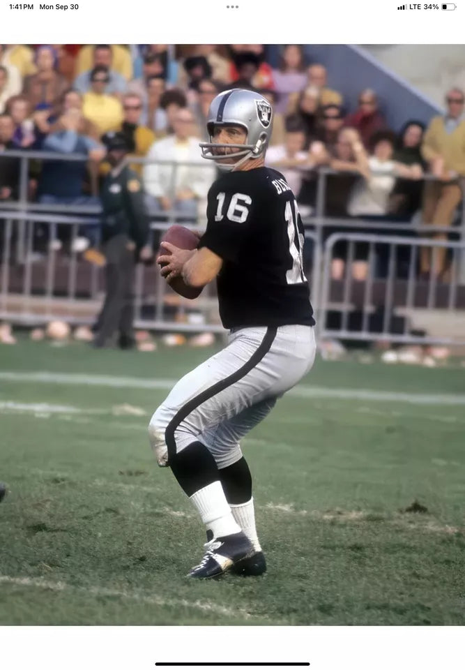 Oakland Raiders RK Vintage 1968 Style Football Helmet George Blanda WESTBROOKSPORTSCARDS
