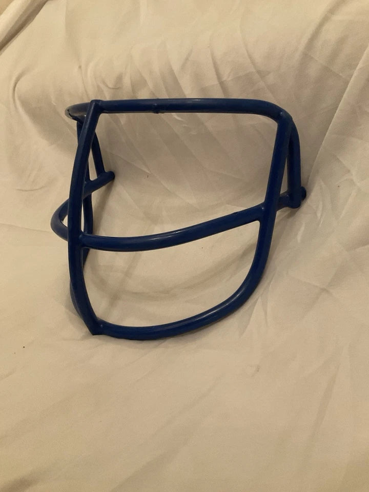 Vintage Schutt 1969 NOP Large Red Dot Royal Blue Football Helmet Face Mask Rare! WESTBROOKSPORTSCARDS