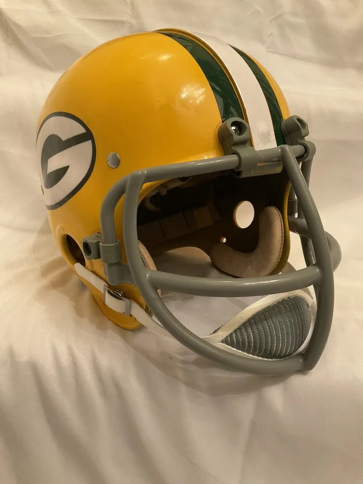 Vintage Riddell Kra-Lite RK2 Suspension Football Helmet Green Bay Packers Sports Mem, Cards & Fan Shop:Fan Apparel & Souvenirs:Football-NFL Riddell