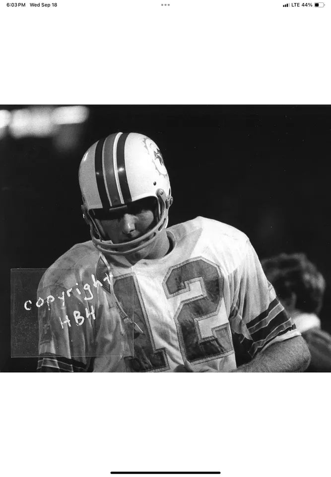 RIDDell Classic RK2 Suspension Football Helmet Miami Dolphins Bob Griese Rookie WESTBROOKSPORTSCARDS