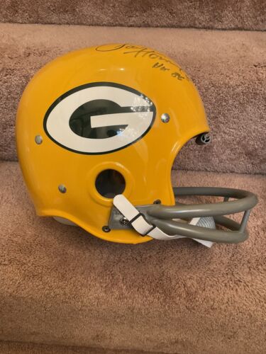 Riddell Kra-Lite RK2 Green Bay Packers Football Helmet Paul Hornung Autograph Sports Mem, Cards & Fan Shop:Fan Apparel & Souvenirs:Football-NFL Riddell   