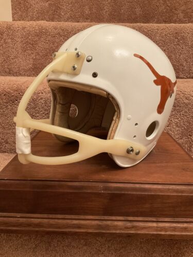 Vintage 1969-1970s Wilson Football Helmet Custom Texas Longhorns Steve Worster Sports Mem, Cards & Fan Shop:Fan Apparel & Souvenirs:Football-NFL Wilson   