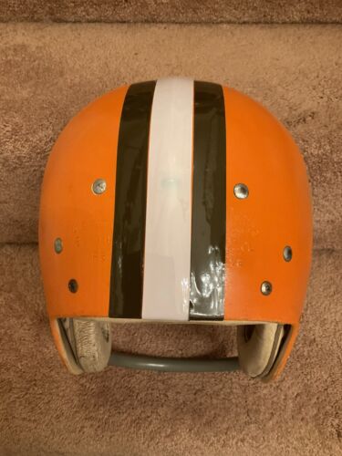 Original Vintage 1960s Wilson Football Helmet Size 6 7/8 Cleveland Browns Sports Mem, Cards & Fan Shop:Fan Apparel & Souvenirs:Football-NFL Wilson   