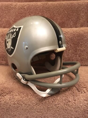 Vintage Riddell Kra-Lite TK2 Football Helmet-1971 Oakland Raiders Biletnikoff Sports Mem, Cards & Fan Shop:Fan Apparel & Souvenirs:Football-NFL Riddell
