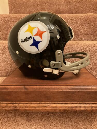TK2 Style Custom Football Helmet Pittsburgh Steelers Terry Bradshaw Dungard Mask Sports Mem, Cards & Fan Shop:Autographs-Original:Football-NFL:Helmets WESTBROOKSPORTSCARDS