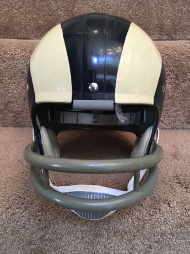 Los Angeles Rams Riddell TK2 Football Helmet 1970 Painted Horns Les Josephson Sports Mem, Cards & Fan Shop:Fan Apparel & Souvenirs:Football-NFL Riddell