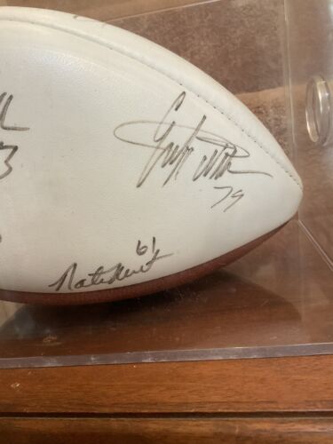 DALLAS COWBOYS SIGNED AUTOGRAPHED NFL Football Emmitt Smith Larry Allen Newton Sports Mem, Cards & Fan Shop:Autographs-Original:Football-NFL:Balls WESTBROOKSPORTSCARDS