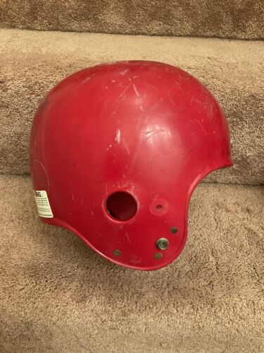 cheap plain football helmets Wilson F2211 Red Football Helmet Isosorb Padding Chiefs Falcons Size 7 – WESTBROOKSPORTSCARDS