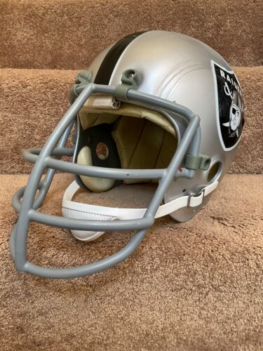 Vintage MacGregor Football Helmet Oakland Raiders Art Shell Gene Upshaw Sports Mem, Cards & Fan Shop:Fan Apparel & Souvenirs:Football-NFL MacGregor