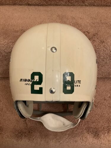 Vintage Riddell Kra-Lite TK2 Football Helmet 1971 Philadelphia Eagles Bradley Sports Mem, Cards & Fan Shop:Fan Apparel & Souvenirs:Football-NFL Riddell