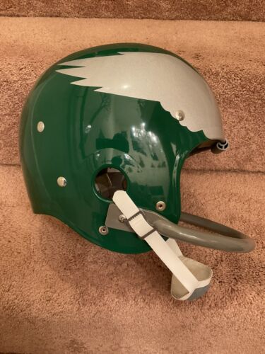 RK4 Style Football Helmet Philadelphia Eagles Painted Wings Pete Retzlaff Sports Mem, Cards & Fan Shop:Autographs-Original:Football-NFL:Helmets WESTBROOKSPORTSCARDS   