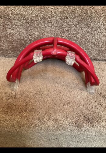 Vintage Red Riddell 1990s Double Wire Kra-Lite NJOP Football Helmet Facemask Sporting Goods:Team Sports:Football:Clothing, Shoes & Accessories:Helmets & Hats Riddell