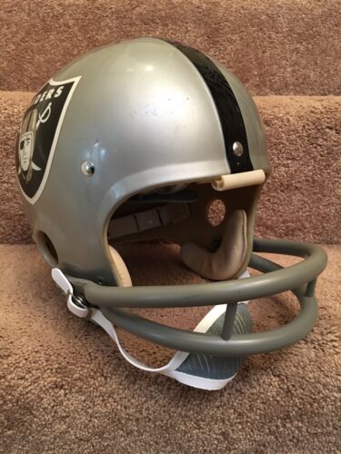 Vintage Riddell Kra-Lite TK2 Football Helmet-1972 Oakland Raiders Willie Brown Sports Mem, Cards & Fan Shop:Fan Apparel & Souvenirs:Football-NFL Riddell