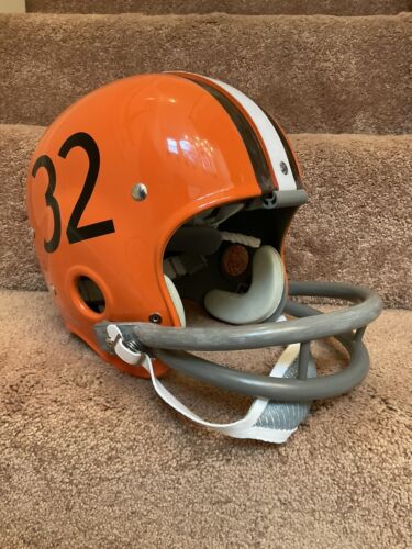 Cleveland Browns RIDDell Kra-Lite RK2 Suspension Football Helmet Jim Brown Sports Mem, Cards & Fan Shop:Fan Apparel & Souvenirs:Football-NFL Riddell   