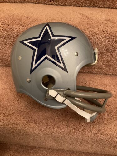 Mel Renfro TK2 Style Dallas Cowboys Football Helmet Authentic Color Paint Sports Mem, Cards & Fan Shop:Fan Apparel & Souvenirs:Football-NFL WESTBROOKSPORTSCARDS