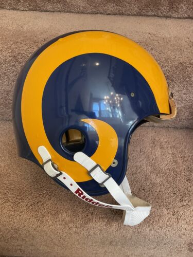 Los Angeles Rams Vintage Riddell 1977 Kra-Lite II PAC-3 Football Helmet Large Sports Mem, Cards & Fan Shop:Fan Apparel & Souvenirs:Football-NFL Riddell   