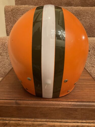 Original Vintage 1960s Wilson Football Helmet Size 6 7/8 Cleveland Browns Sports Mem, Cards & Fan Shop:Fan Apparel & Souvenirs:Football-NFL Wilson   