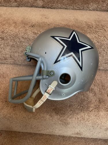 Riddell Micro-Fit Vintage 1969 Football Helmet Dallas Cowboys- Walt Garrison Sports Mem, Cards & Fan Shop:Fan Apparel & Souvenirs:Football-NFL Riddell