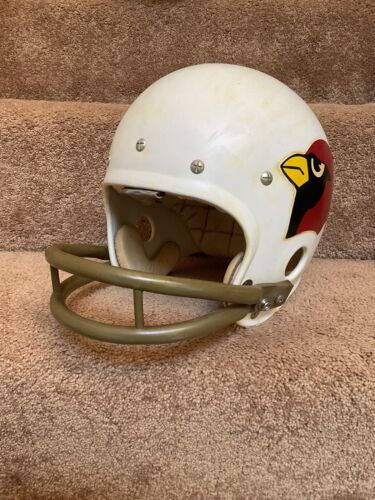 Vintage Game Used Rawlings HND Football Helmet St. Louis Cardinals Jim Otis? Sports Mem, Cards & Fan Shop:Fan Apparel & Souvenirs:Football-NFL Rawlings