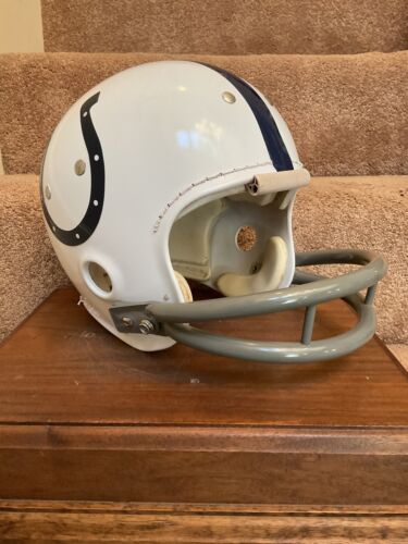 Vintage MacGregor Football Helmet Baltimore Colts Tom Matte Not Clear Shell Sports Mem, Cards & Fan Shop:Fan Apparel & Souvenirs:College-NCAA MacGregor