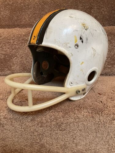 Maryland Terrapins 1958 Authentic Game Used Riddell Kra-Lite RK4 Football Helmet Sports Mem, Cards & Fan Shop:Fan Apparel & Souvenirs:College-NCAA Riddell