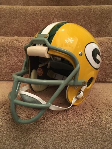 TK2 Style Football Helmet 1962-67 Green Bay Packers Forrest Gregg Sports Mem, Cards & Fan Shop:Autographs-Original:Football-NFL:Helmets WESTBROOKSPORTSCARDS   