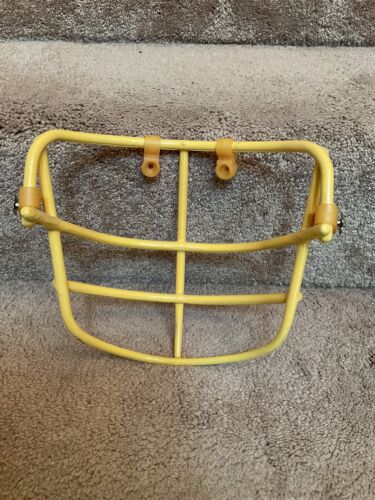 Vintage Schutt 1969 NJOP Large Red Dot Yellow Gold Football Helmet Face Mask Sporting Goods:Team Sports:Football:Clothing, Shoes & Accessories:Helmets & Hats Schutt