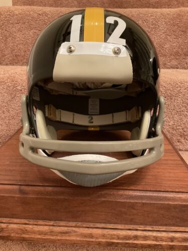 TK2 Style Custom Football Helmet Pittsburgh Steelers Terry Bradshaw Dungard Mask Sports Mem, Cards & Fan Shop:Autographs-Original:Football-NFL:Helmets WESTBROOKSPORTSCARDS