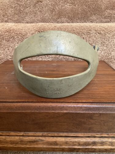 ORIGINAL Vintage 1950s 2-Bar Facemask Suspension Helmet Kra-Lite Rare FA SAF Sports Mem, Cards & Fan Shop:Game Used Memorabilia:Football-NFL:Helmet WESTBROOKSPORTSCARDS