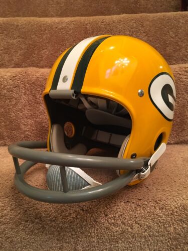 Riddell Kra-Lite RK2 Suspension Green Bay Packers Football Helmet Paul Hornung Sports Mem, Cards & Fan Shop:Fan Apparel & Souvenirs:Football-NFL Riddell