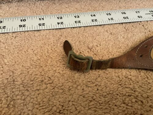 1940s-1950s Leather Football Helmet Chin Strap -Good Condition Sporting Goods:Team Sports:Football:Clothing, Shoes & Accessories:Helmets & Hats Riddell
