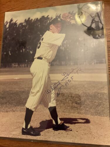 Whitey Ford New York Yankees SIGNED AUTOGRAPHED 16 X 20 COA Sports Mem, Cards & Fan Shop:Autographs-Original:Baseball-MLB:Photos WESTBROOKSPORTSCARDS   