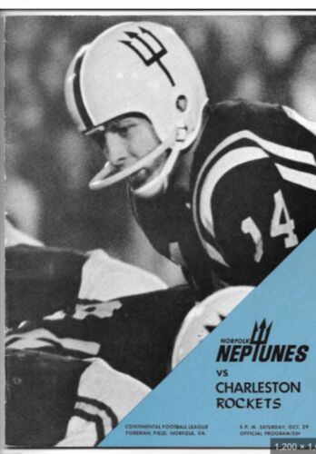 Norfolk Neptunes Riddell NFL Pocket Pro Helmet Custom Concept Sports Mem, Cards & Fan Shop:Fan Apparel & Souvenirs:Football-NFL Riddell