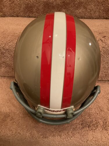 Vintage Riddell PAC3 Football Helmet San Francisco 49ers Schutt Green Dot OPODW Sports Mem, Cards & Fan Shop:Game Used Memorabilia:Football-NFL:Helmet WESTBROOKSPORTSCARDS