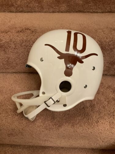 RK4 Style Football Helmet 1961 Texas Longhorns James Saxton Sports Mem, Cards & Fan Shop:Fan Apparel & Souvenirs:College-NCAA WESTBROOKSPORTSCARDS