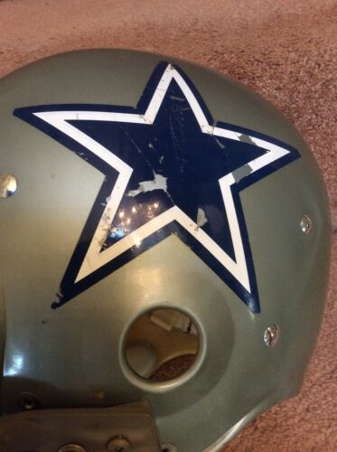 Vintage Riddell Kra-Lite TK2 Football Helmet-1971 Dallas Cowboys -Staubach Rare Sports Mem, Cards & Fan Shop:Fan Apparel & Souvenirs:Football-NFL WESTBROOKSPORTSCARDS   