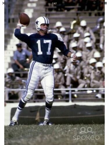 Vintage Riddell Kra-Lite TK5 Football Helmet 1960 Dallas Cowboys Meredith Rookie Sports Mem, Cards & Fan Shop:Fan Apparel & Souvenirs:Football-NFL Riddell
