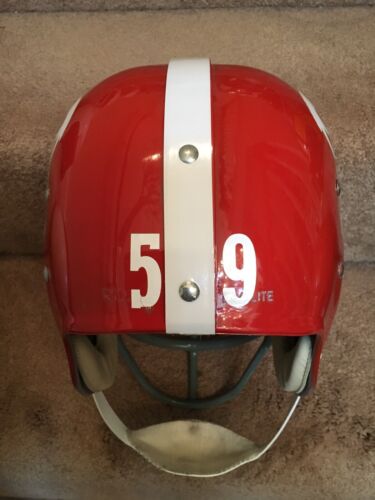Riddell Kra-Lite RK2 Suspension Football Helmet 1963 Denver Broncos Cowcatcher Sports Mem, Cards & Fan Shop:Fan Apparel & Souvenirs:Football-NFL Riddell
