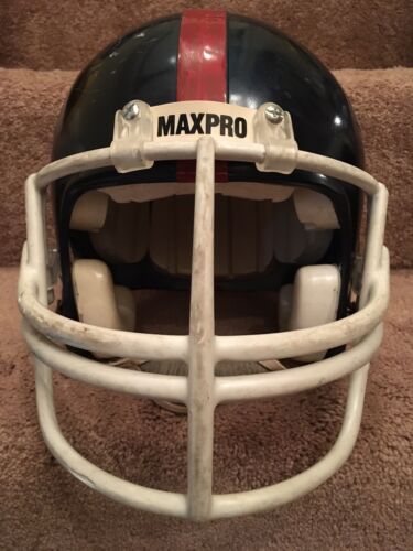 Maxpro New York Giants 1980s Football Helmet Rare Sports Mem, Cards & Fan Shop:Autographs-Original:Football-NFL:Helmets WESTBROOKSPORTSCARDS   