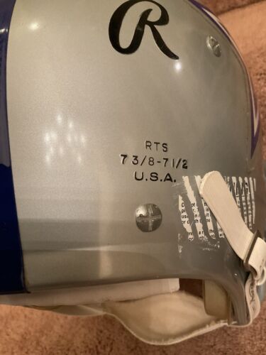 Authentic Vintage Dallas Cowboys Rare Rawlings RTS Football Helmet Walker 1985 Sports Mem, Cards & Fan Shop:Game Used Memorabilia:Football-NFL:Helmet WESTBROOKSPORTSCARDS