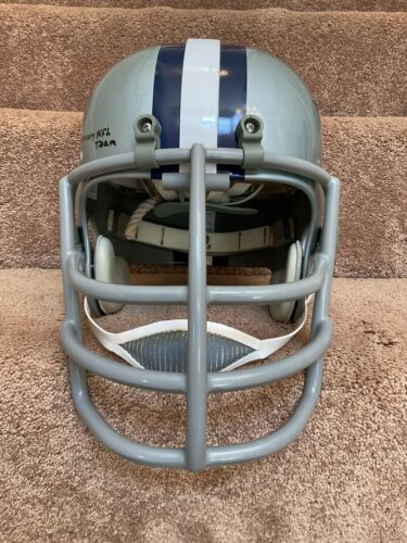 Bob Lilly Autographed Stats RK2 Dallas Cowboys Football Helmet Authentic Paint Sports Mem, Cards & Fan Shop:Fan Apparel & Souvenirs:Football-NFL Riddell
