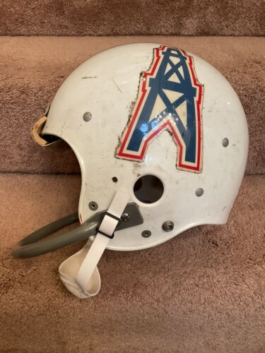 Authentic 1979 Riddell Houston Oilers Football Helmet Game Used Cliff Parsley Sports Mem, Cards & Fan Shop:Fan Apparel & Souvenirs:Football-NFL Riddell