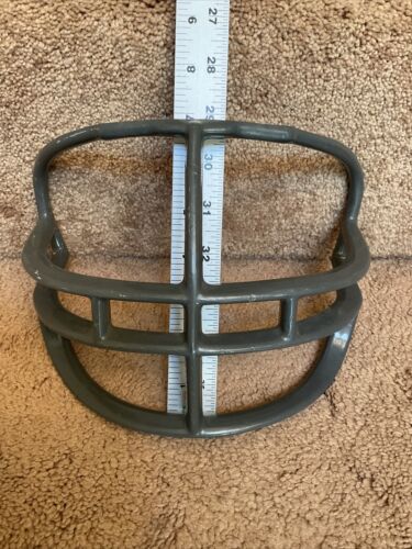 Vintage Gray RIddell 1970s Double Wire Kra-Lite NOP Football Helmet Facemask Sporting Goods:Team Sports:Football:Clothing, Shoes & Accessories:Helmets & Hats Schutt