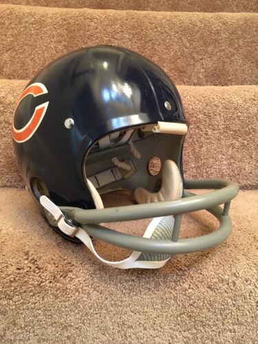 Vintage Original Riddell Kra-Lite TK2 Football Helmet-1973 Chicago Bears Rare Sports Mem, Cards & Fan Shop:Fan Apparel & Souvenirs:Football-NFL Riddell   